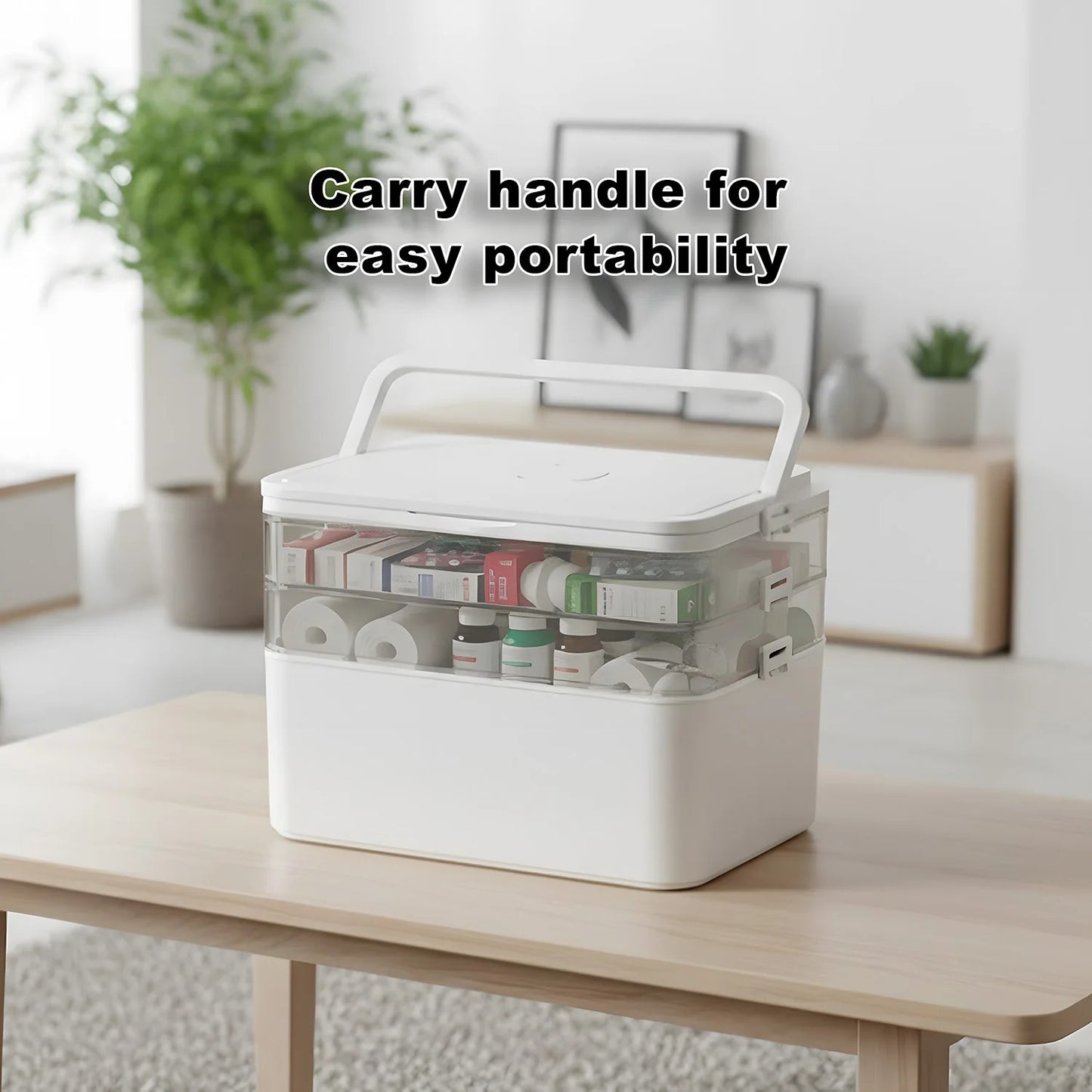 3-Tier Medicine Storage Box