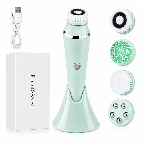 4-in-1 Facial Cleansing &amp; Massage Brush