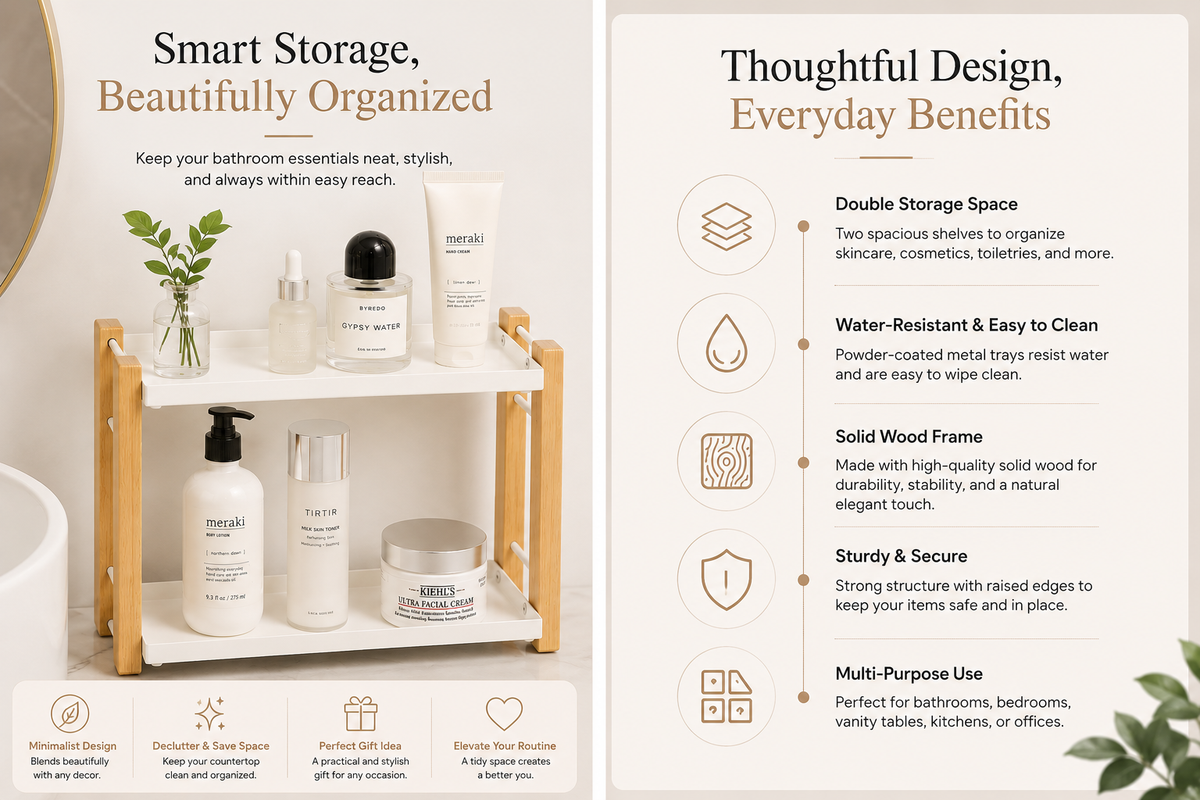 Modern Vanity Organizer
