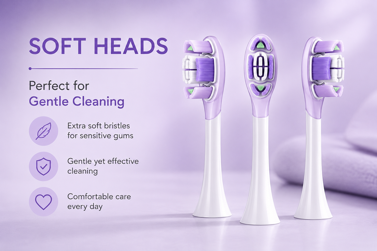 Replacement Toothbrush Heads (3-Pack)