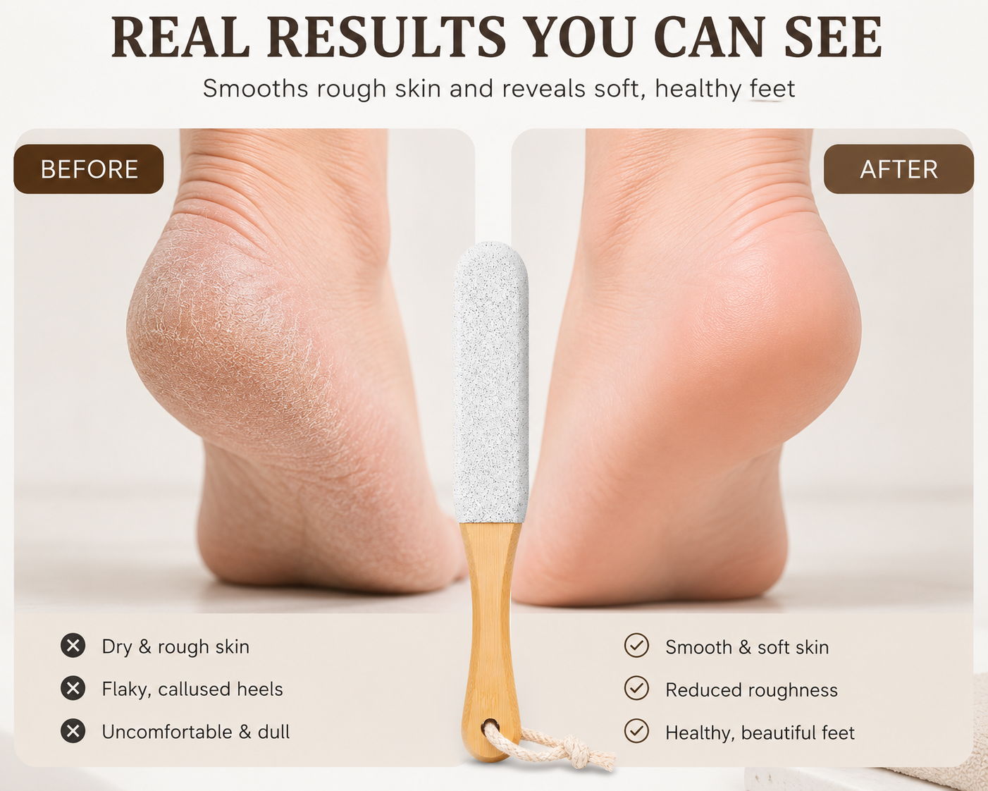 Bamboo Foot Smoothing File