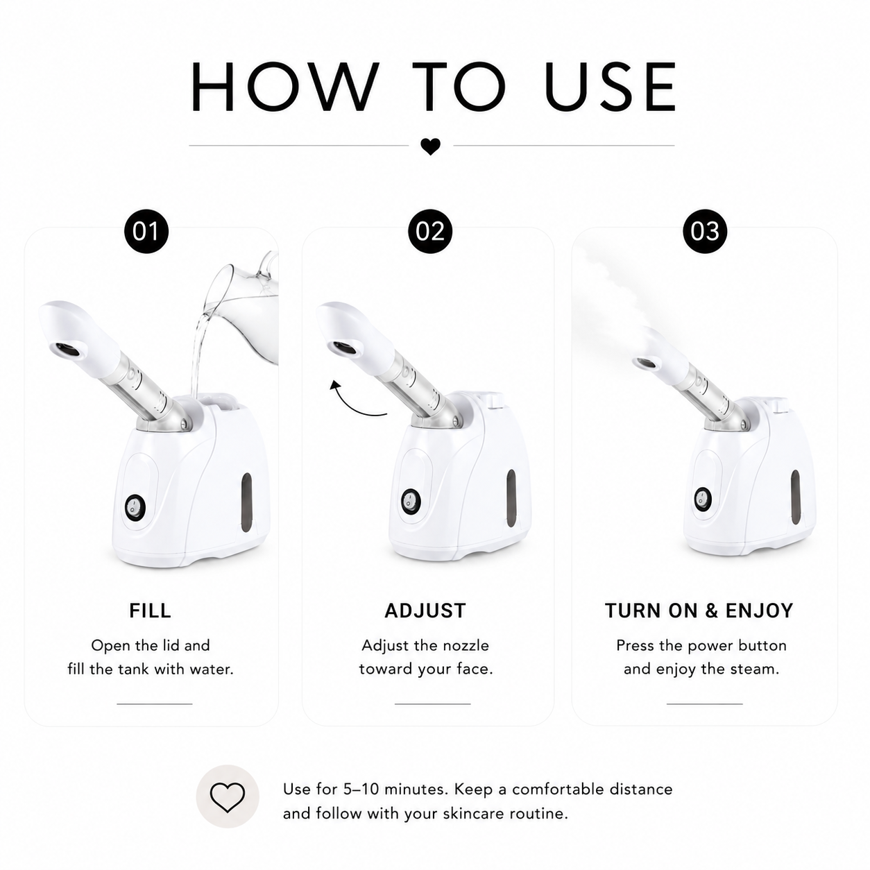 Facial Steamer — At-Home Skin Prep &amp; Spa Mist