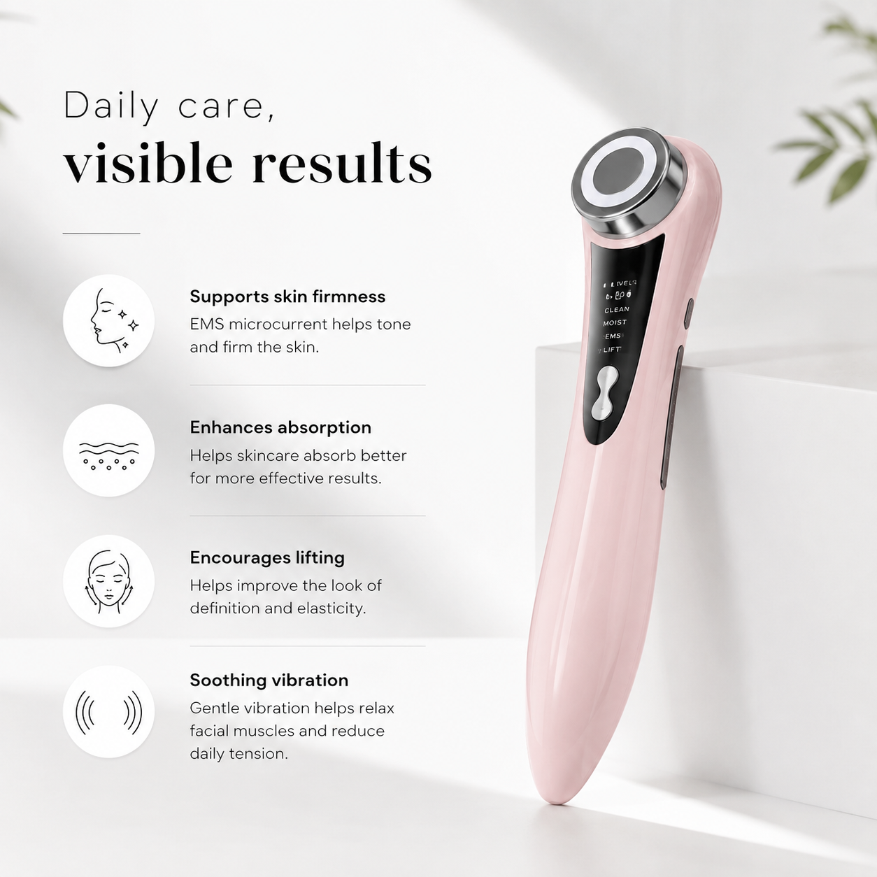 7-Mode LED &amp; EMS Facial Care Device