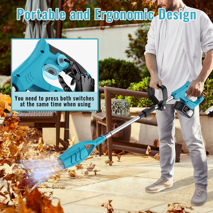 2-in-1 Cordless Leaf Blower & High-Pressure Air Duster