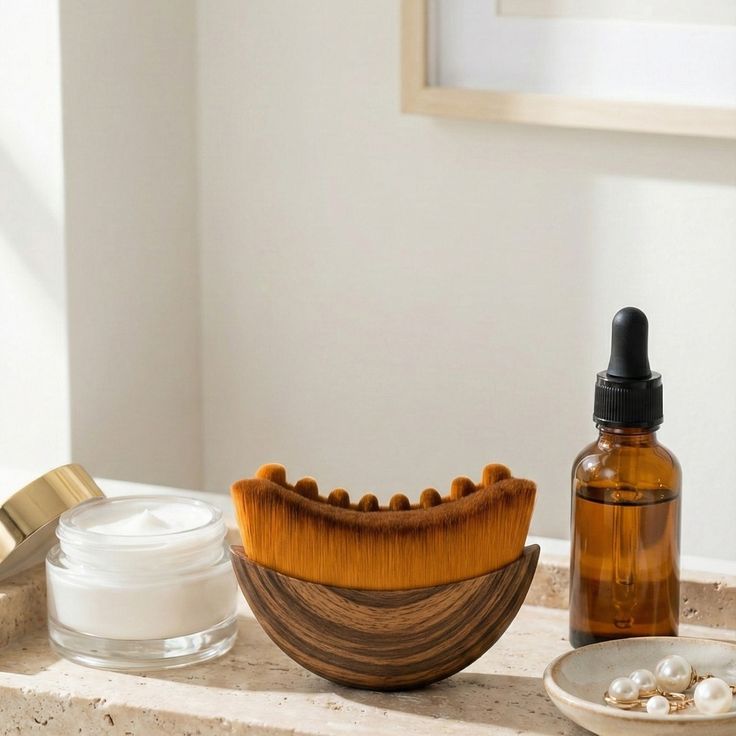 Wooden Facial Mass