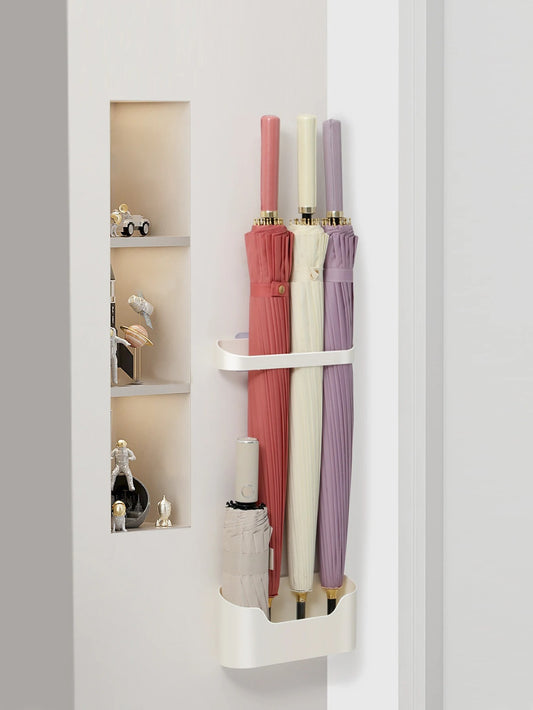 Wall-Mounted Umbrella Organizer.