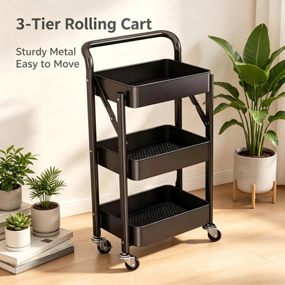 Multifunctional Trolley on Wheels (3 Levels)