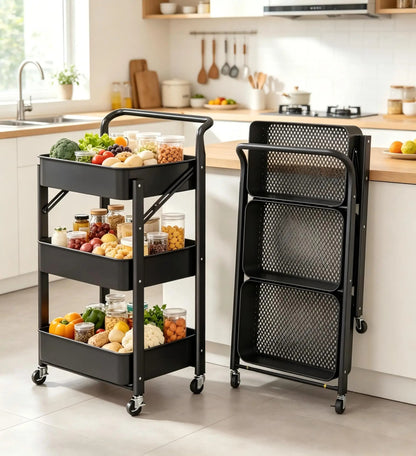 Multifunctional Trolley on Wheels (3 Levels)
