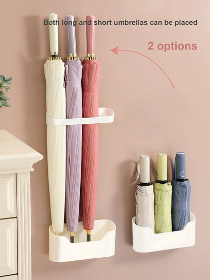 Wall-Mounted Umbrella Organizer.