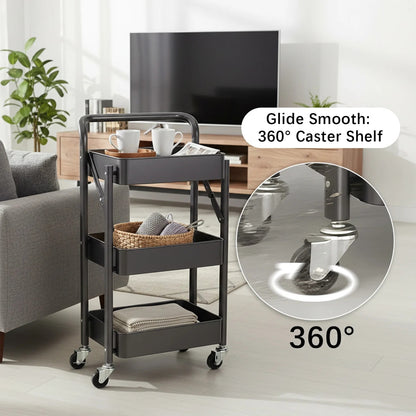 Multifunctional Trolley on Wheels (3 Levels)