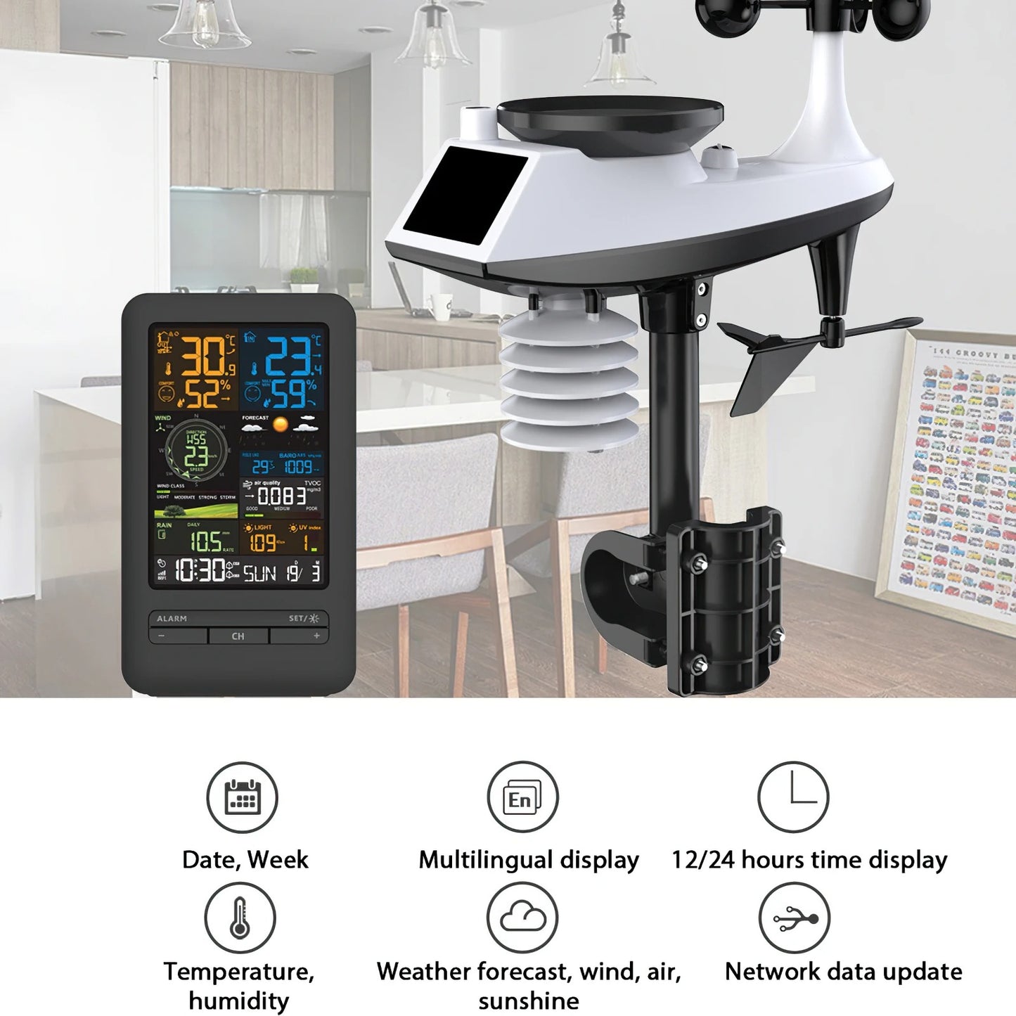 🌪️ Skyline Smart Weather Station: The Brain for Your Smart Home